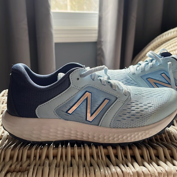 New Balance ComfortRite 520 Running Shoes-Light & dark blue - Picture 6 of 10